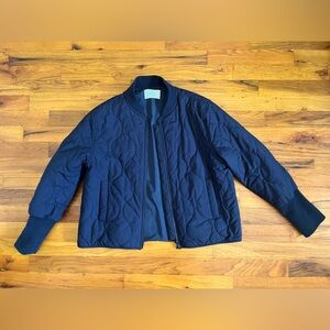 Oak & Fort Navy Bomber Jacket (S)
